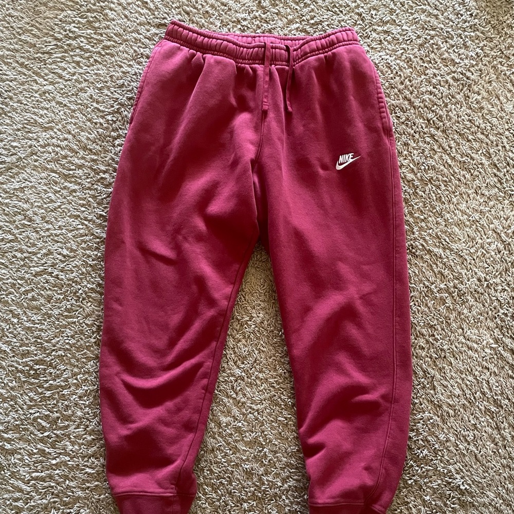 Large Red Nike Sweats